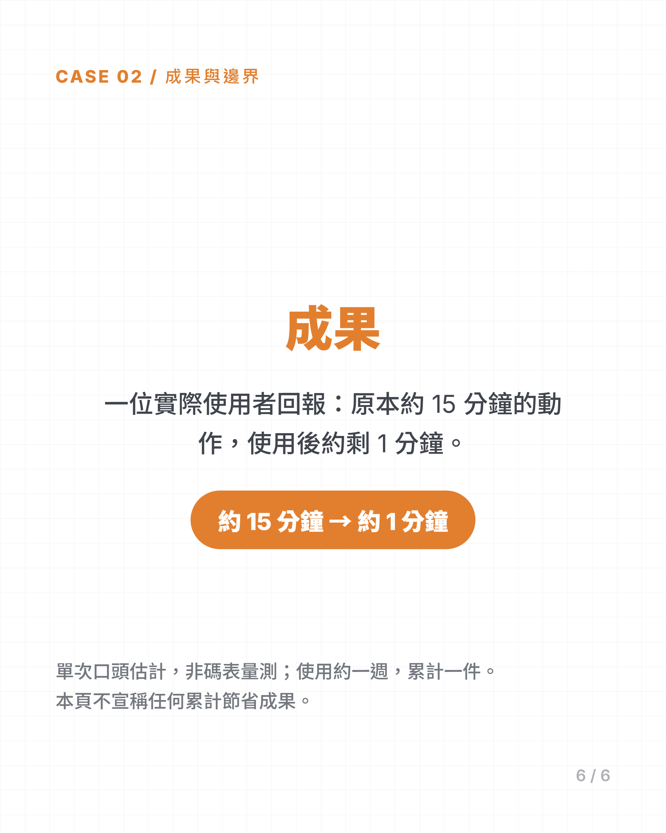 成果與邊界